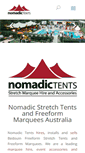 Mobile Screenshot of nomadictents.com.au