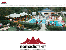 Tablet Screenshot of nomadictents.com.au